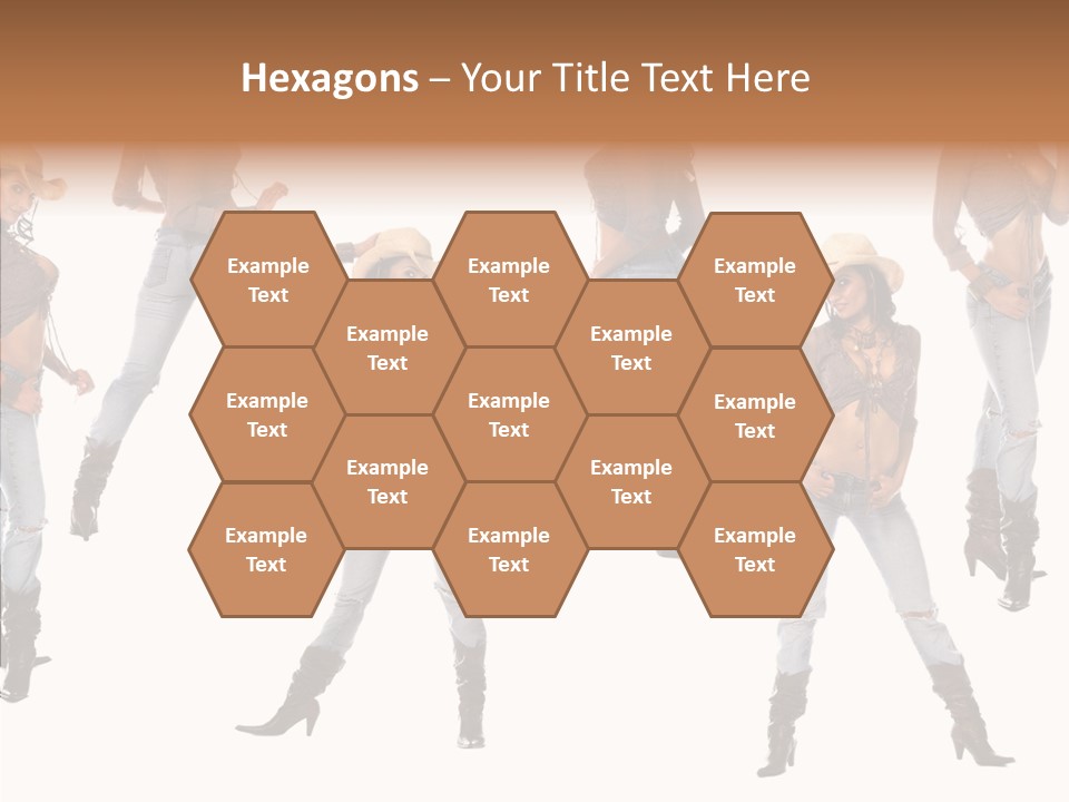 Young Isolated Woman PowerPoint Template