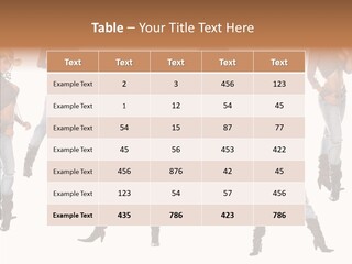 Young Isolated Woman PowerPoint Template