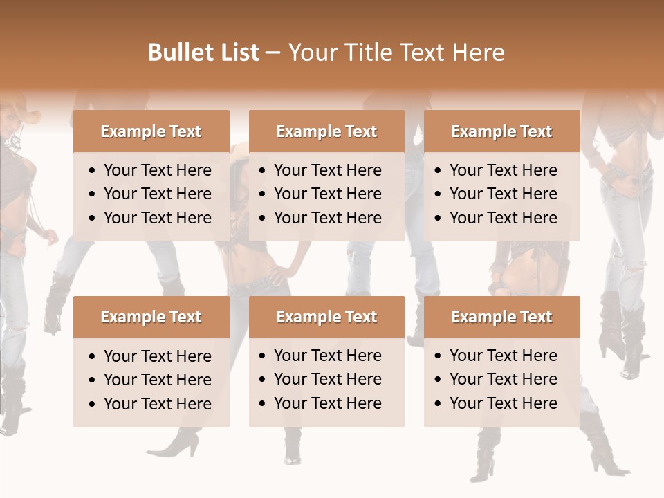 Young Isolated Woman PowerPoint Template