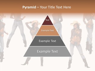 Young Isolated Woman PowerPoint Template