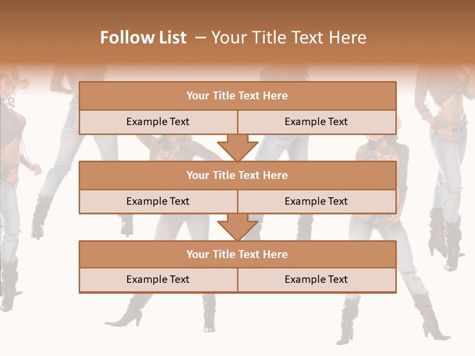 Young Isolated Woman PowerPoint Template