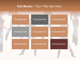 Young Isolated Woman PowerPoint Template