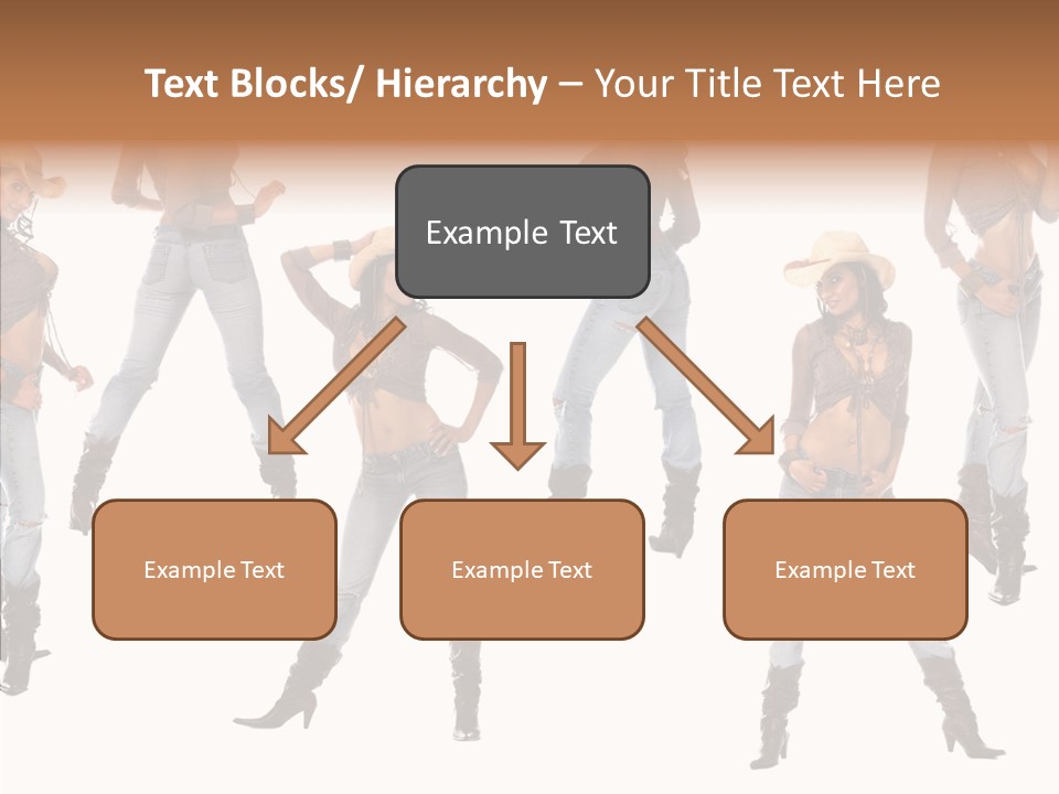 Young Isolated Woman PowerPoint Template