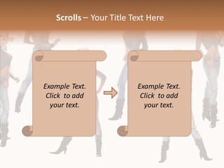 Young Isolated Woman PowerPoint Template