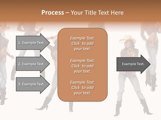 Young Isolated Woman PowerPoint Template