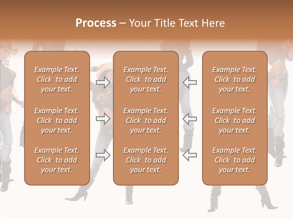 Young Isolated Woman PowerPoint Template