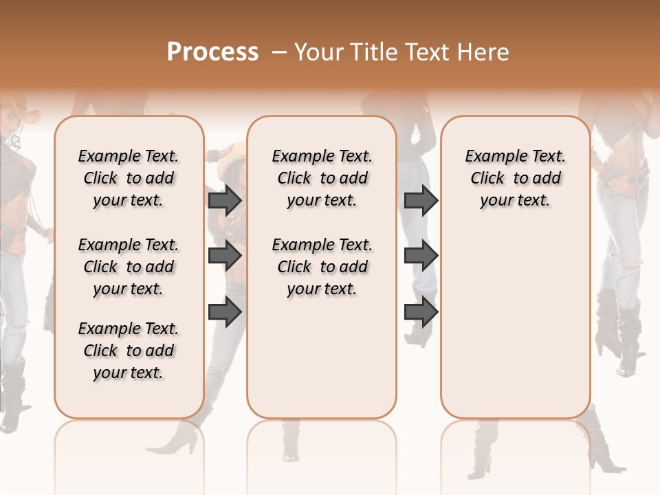Young Isolated Woman PowerPoint Template