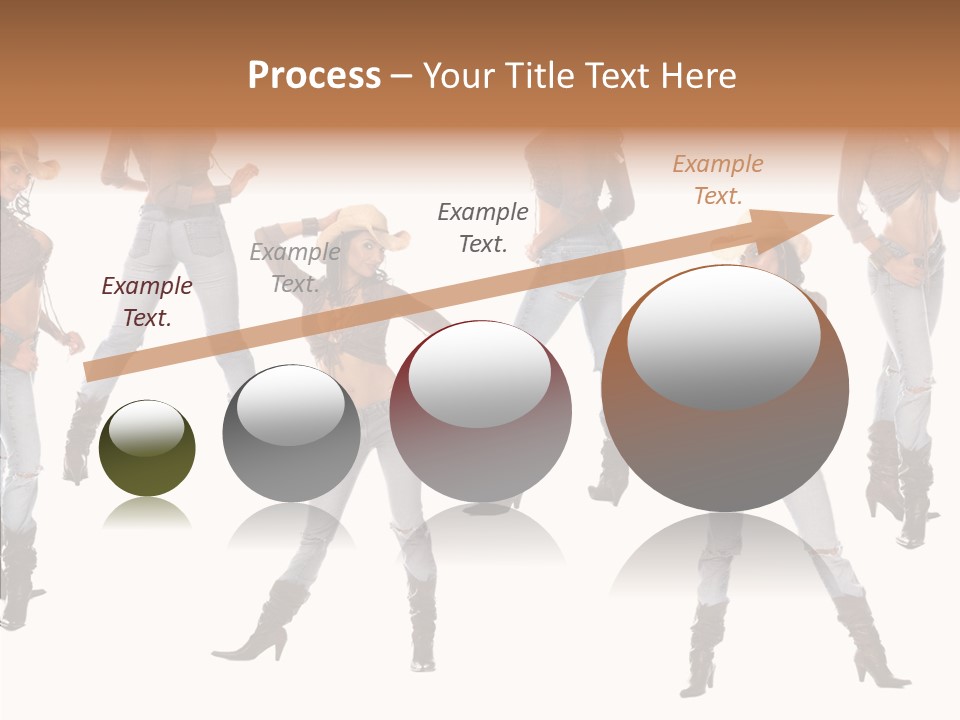 Young Isolated Woman PowerPoint Template