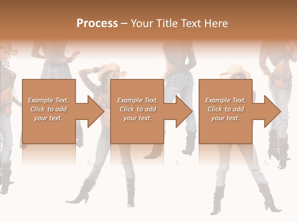 Young Isolated Woman PowerPoint Template