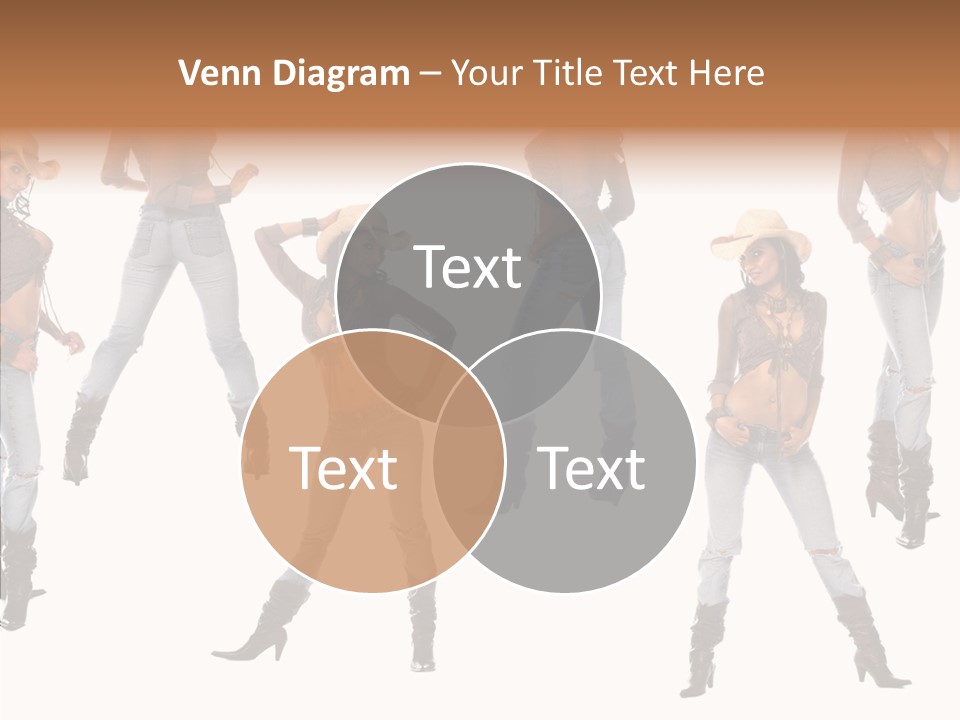 Young Isolated Woman PowerPoint Template