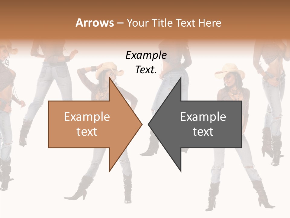 Young Isolated Woman PowerPoint Template