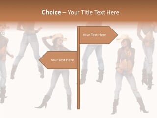 Young Isolated Woman PowerPoint Template