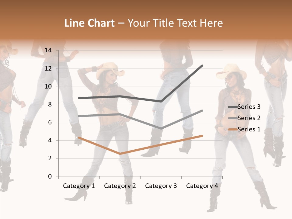 Young Isolated Woman PowerPoint Template