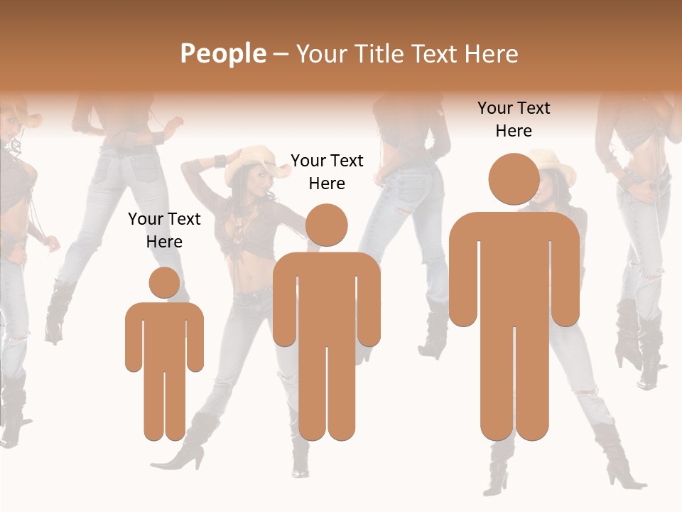 Young Isolated Woman PowerPoint Template