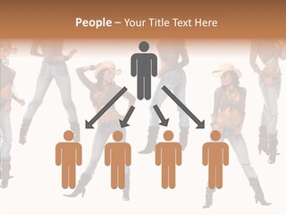 Young Isolated Woman PowerPoint Template