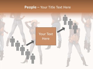 Young Isolated Woman PowerPoint Template