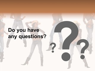 Young Isolated Woman PowerPoint Template