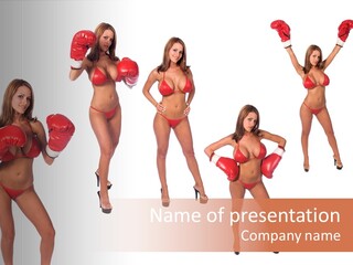 Group Wear Gloves PowerPoint Template