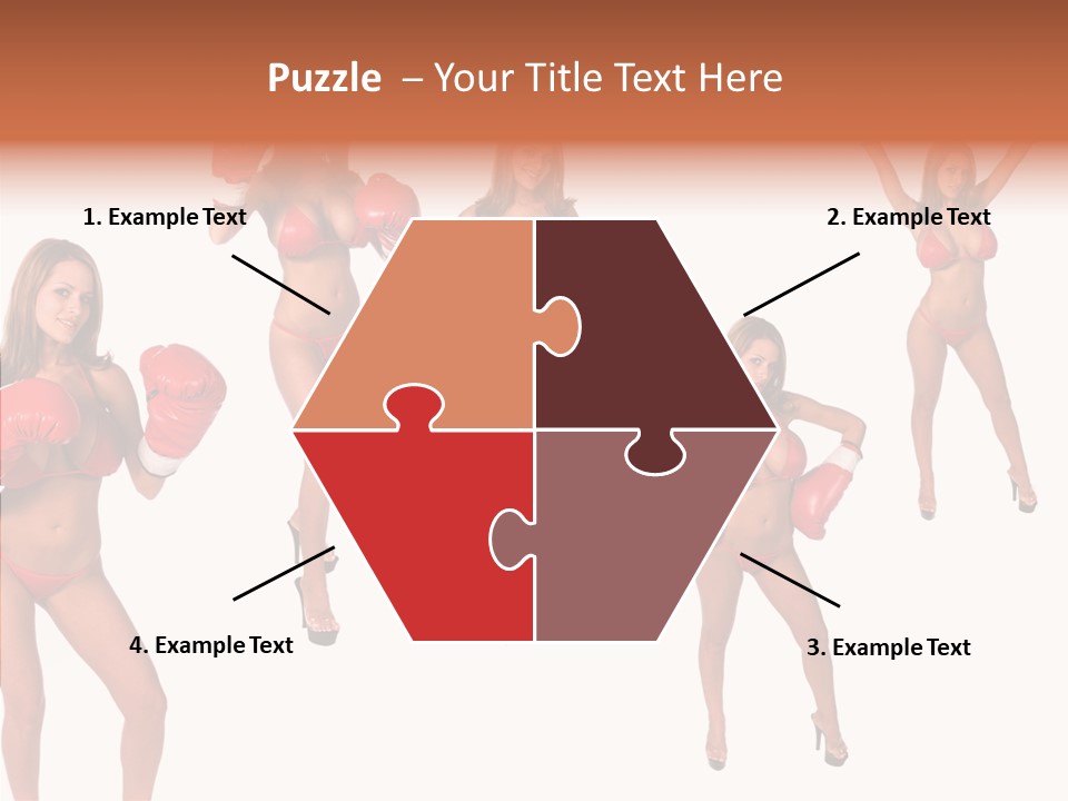 Group Wear Gloves PowerPoint Template