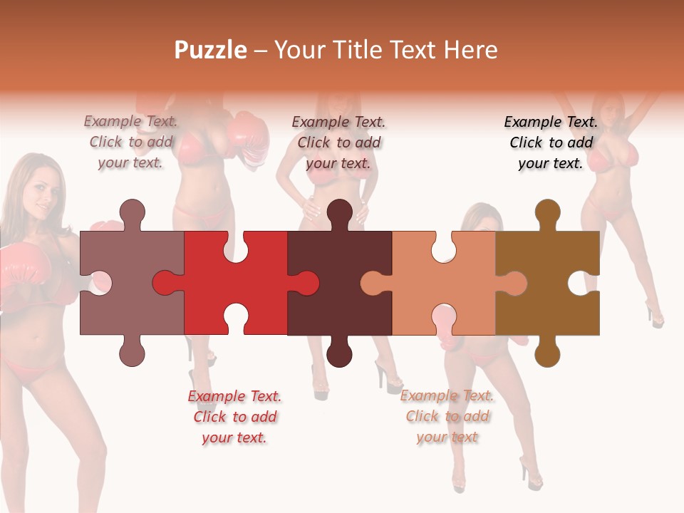 Group Wear Gloves PowerPoint Template