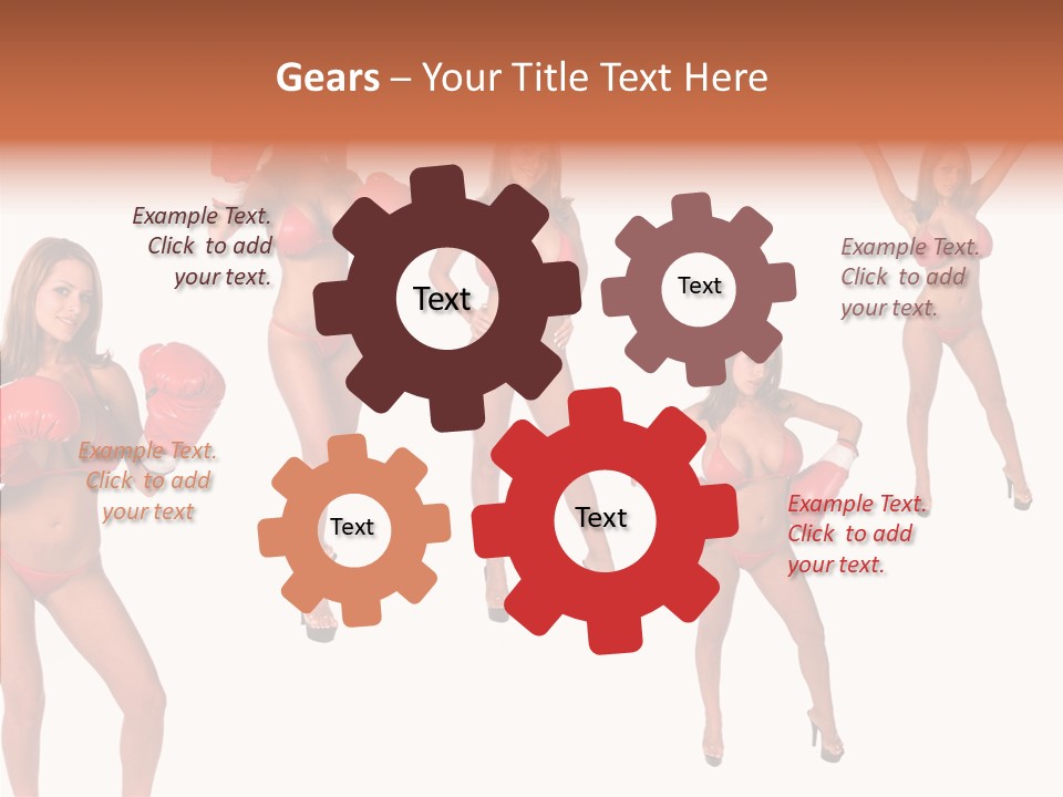 Group Wear Gloves PowerPoint Template