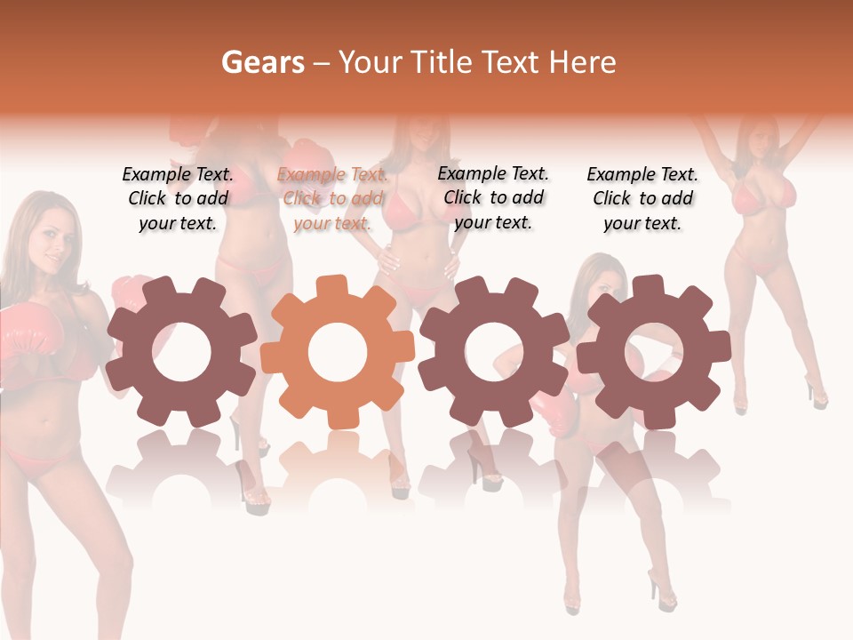 Group Wear Gloves PowerPoint Template