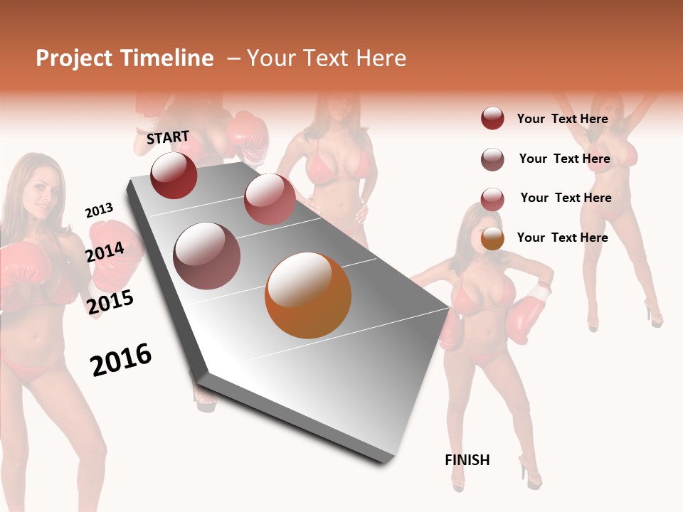 Group Wear Gloves PowerPoint Template