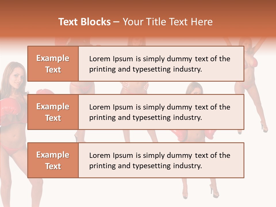 Group Wear Gloves PowerPoint Template