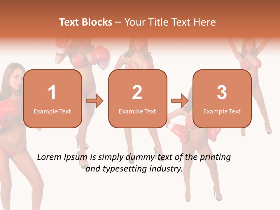 Group Wear Gloves PowerPoint Template