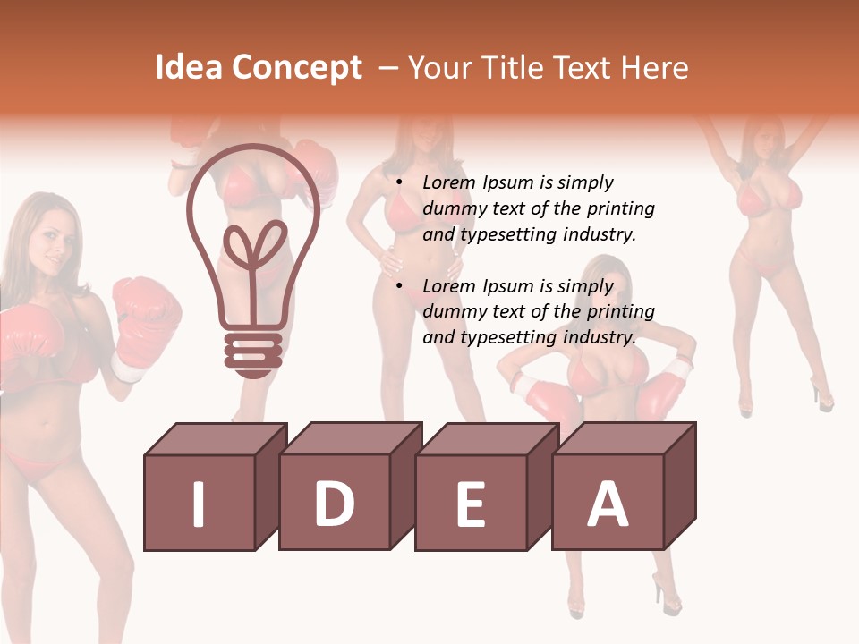 Group Wear Gloves PowerPoint Template