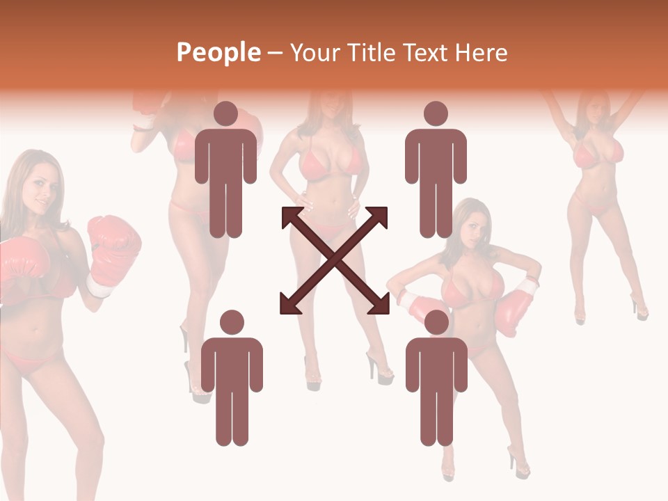 Group Wear Gloves PowerPoint Template