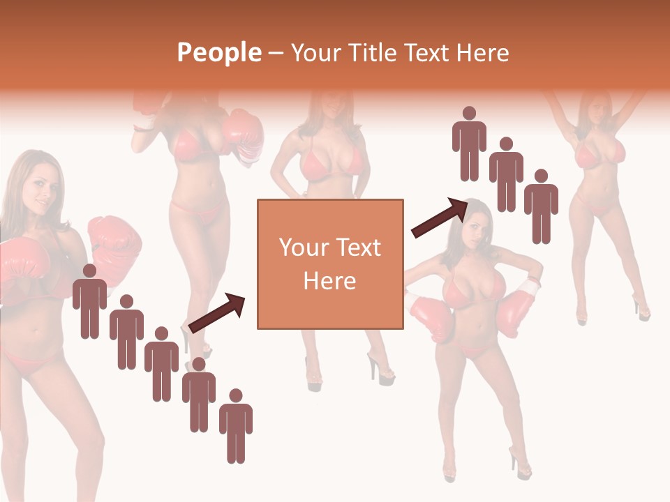 Group Wear Gloves PowerPoint Template