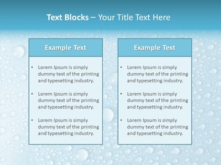 Splash Relax Clear PowerPoint Template