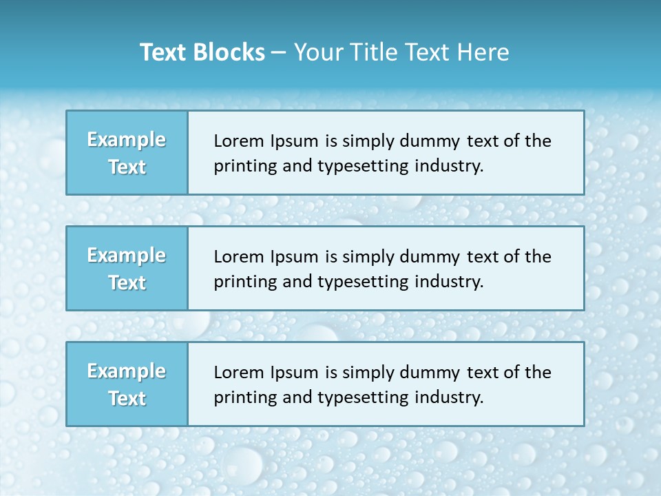 Splash Relax Clear PowerPoint Template