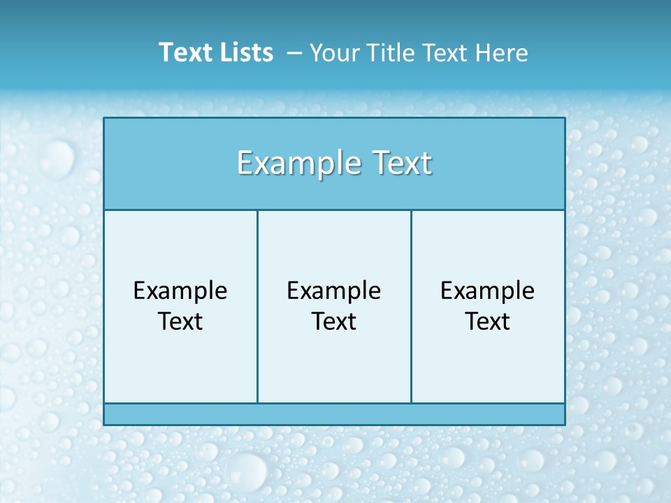 Splash Relax Clear PowerPoint Template