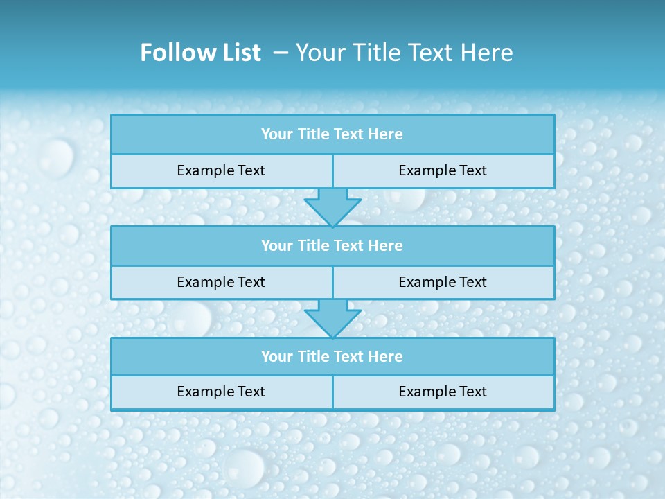 Splash Relax Clear PowerPoint Template