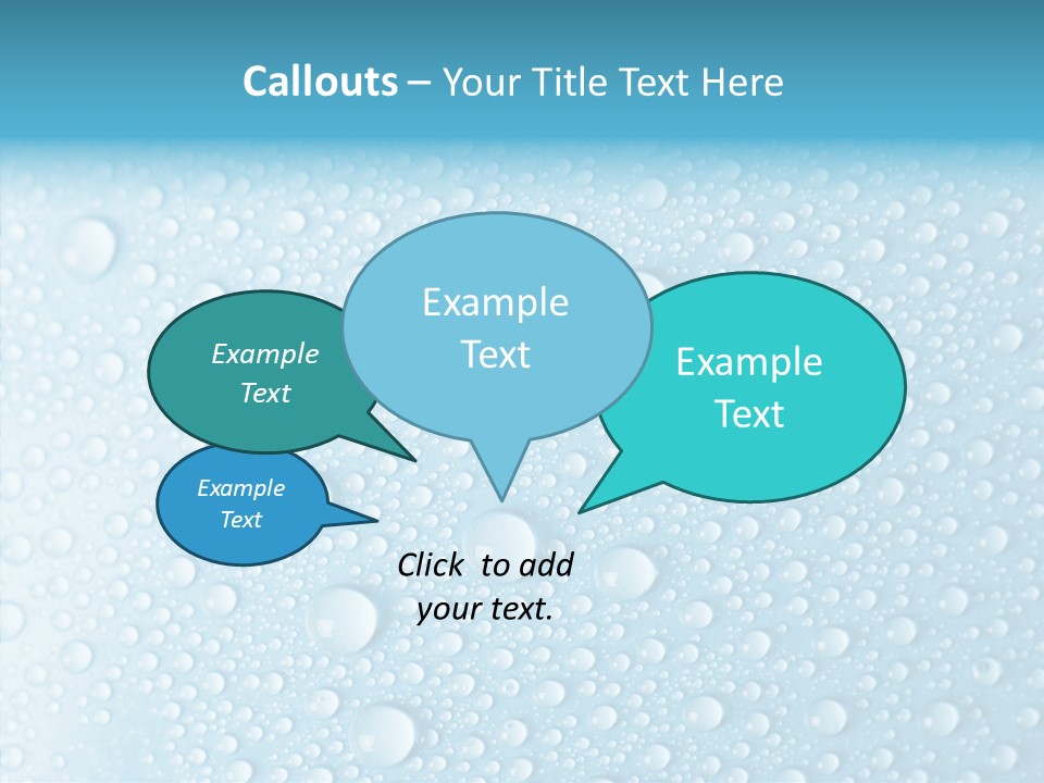 Splash Relax Clear PowerPoint Template