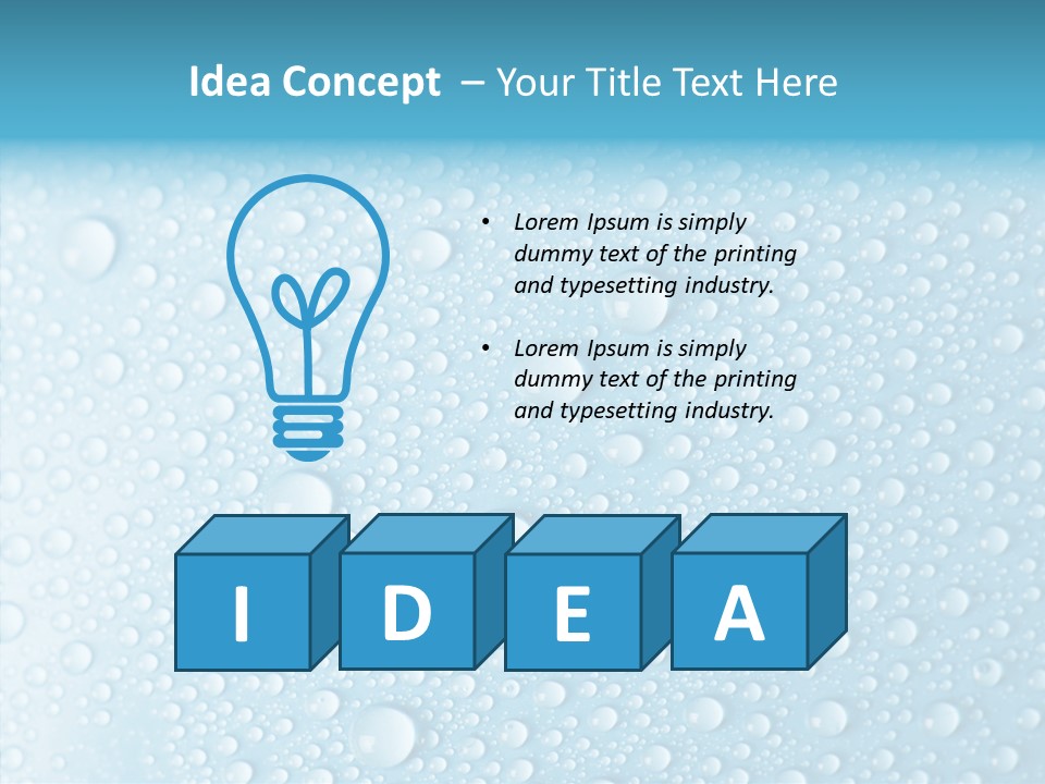 Splash Relax Clear PowerPoint Template