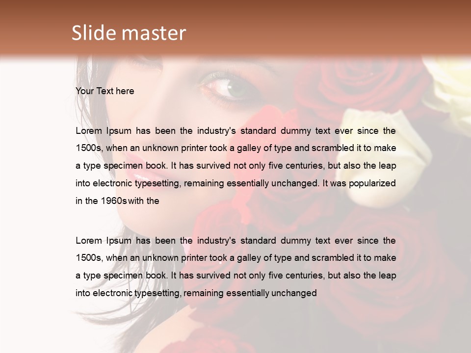 Teen Light Female PowerPoint Template