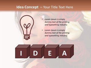 Teen Light Female PowerPoint Template