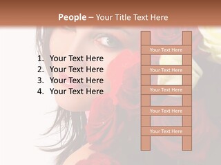 Teen Light Female PowerPoint Template