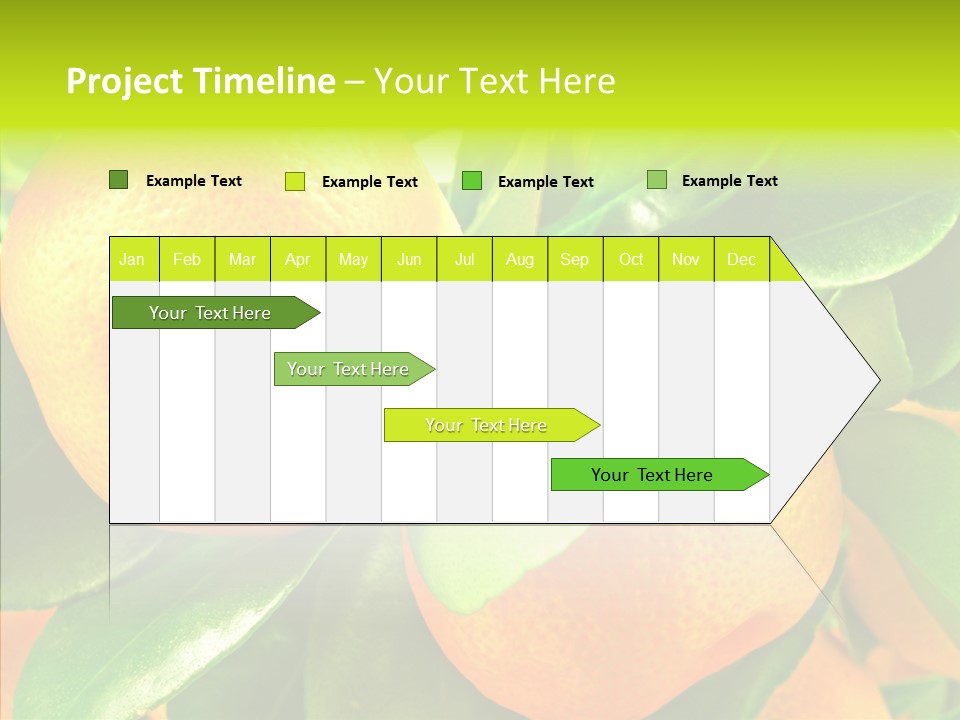 Nature Tangerine Fruit PowerPoint Template