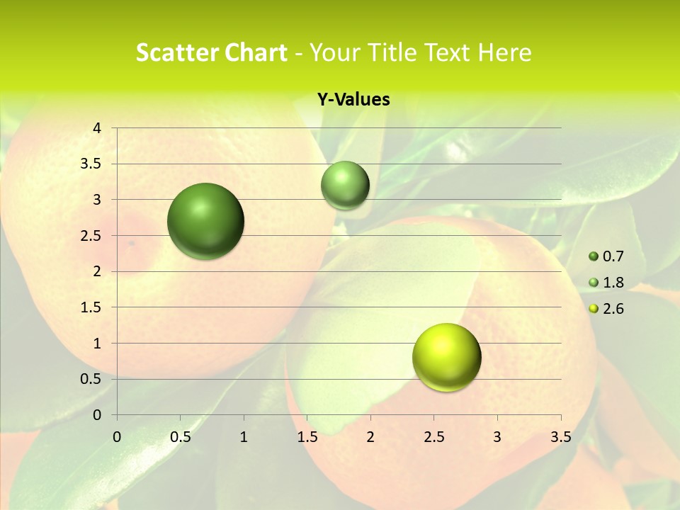 Nature Tangerine Fruit PowerPoint Template