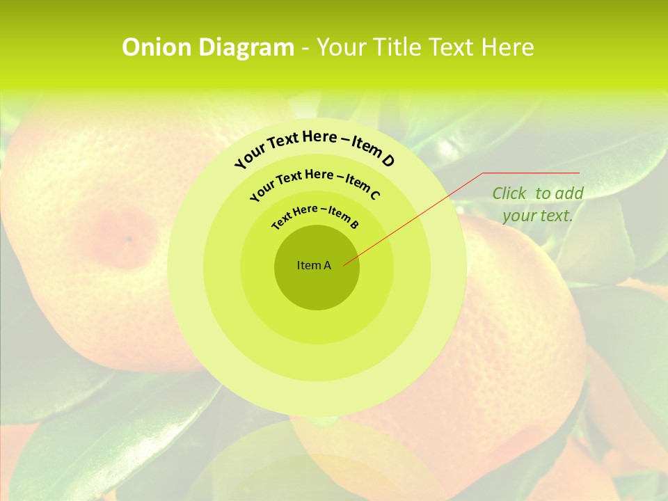 Nature Tangerine Fruit PowerPoint Template