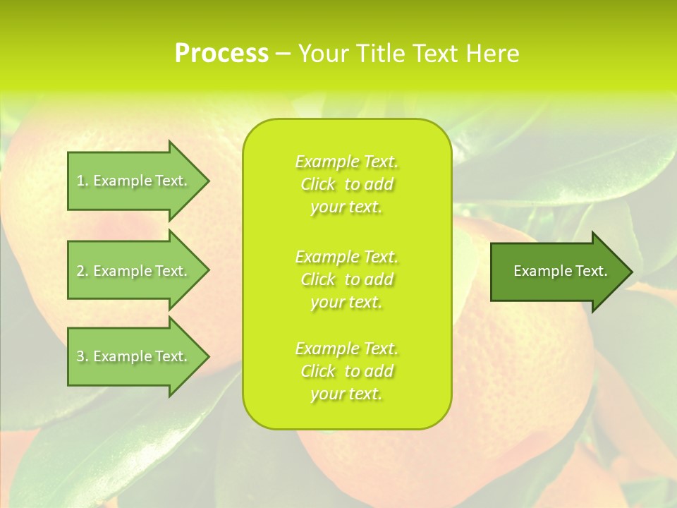Nature Tangerine Fruit PowerPoint Template
