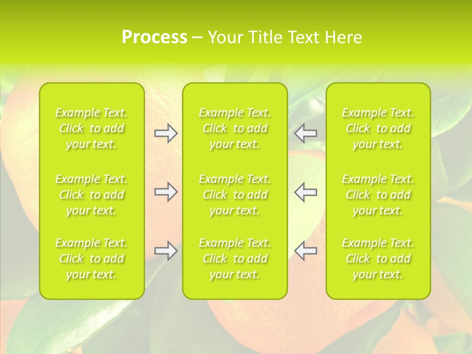 Nature Tangerine Fruit PowerPoint Template