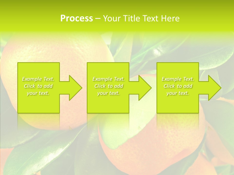 Nature Tangerine Fruit PowerPoint Template