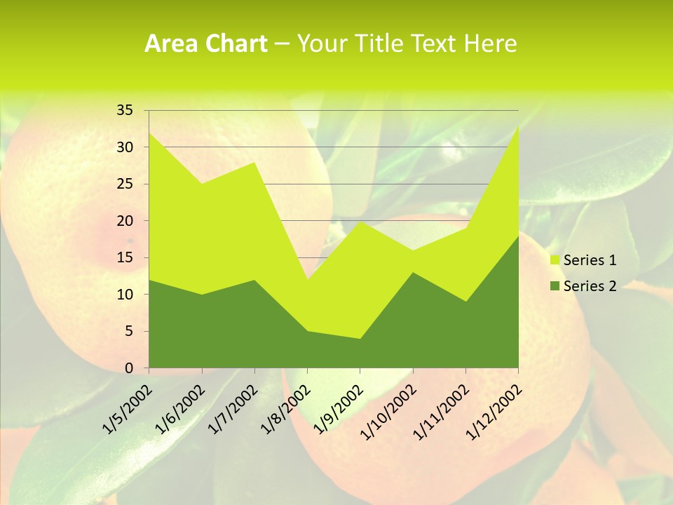 Nature Tangerine Fruit PowerPoint Template
