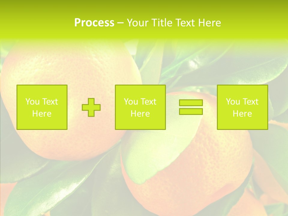 Nature Tangerine Fruit PowerPoint Template