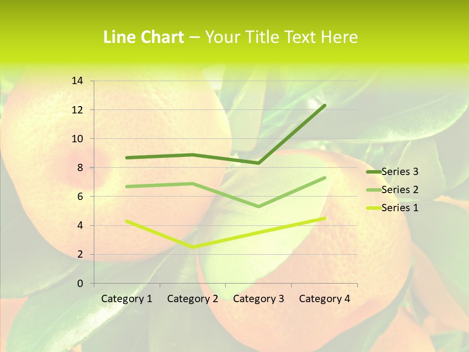 Nature Tangerine Fruit PowerPoint Template
